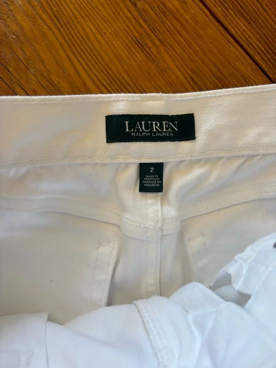 Lauren Ralph Lauren White Pencil Skirt - Classic Straight Midi 2 - Picture 5 of 10